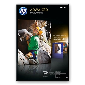 HP Q8692A advanced glossy photo paper borderless / 10x15cm / 250gr. / 100 vel